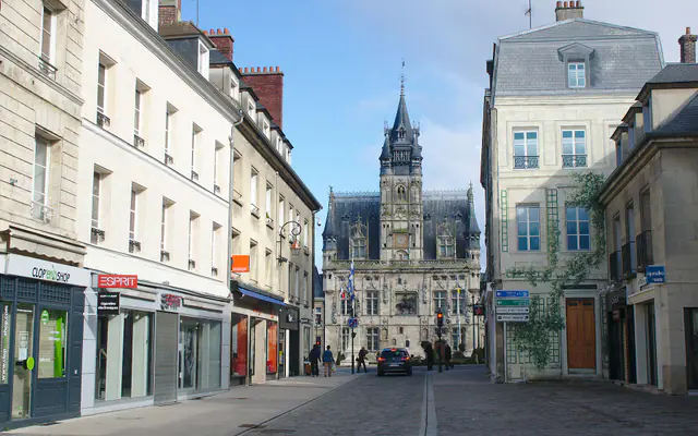 Vue d’architecture locale à Compiègne, dans l’Oise