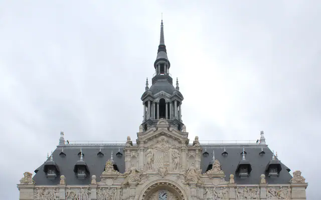 Vue d’architecture locale à Roubaix, dans le Nord
